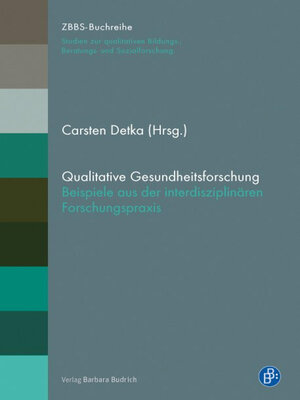 cover image of Qualitative Gesundheitsforschung